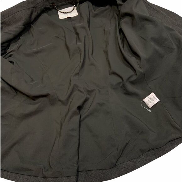 Rebecca Taylor Single Button Wool Fawn Knot Blazer - Picture 4 of 11